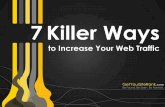 7 killer ways to increase your web traffic   get yoursiterank