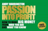 Passion into Profit Sample Chapter