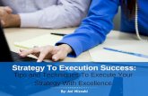 Strategy to Execution: Tips to Execute Your Strategy With Excellence.