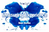 Measuring experience