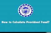 How to Calculate Provident Fund?
