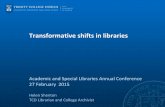 Helen Shenton 'Transformative shifts in libraries' Keynote 2 #asl2015