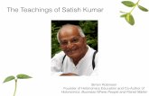 The Teachings of Satish Kumar