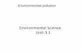 Diploma. ii es unit 3.1 environment water pollution