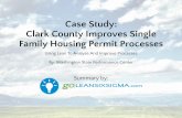 Case Study Clark County - Summary by  GoLeanSixSigma.com