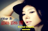 How To Lose Face Fat – Facial Beauty Secrets