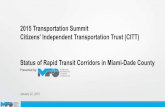 Miami-Dade MPO 2015 Transportation Summit Presentation