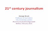 21st century journalism presentation to AgendaNI, Belfast February 2015