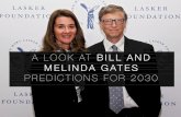 The Bill and Melinda Gates Foundation Predictions For 2030