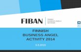 Finnish business angel activity 2014 - By FiBAN