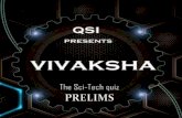 Vivaksha - The Science Quiz Prelims - 28/02/2015