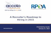 Recruiter's Roadmap to Hiring in 2015