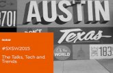 SXSW: The Talks, Tech and Trends
