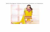 2015 Designer Salwar Kameez Fashion in Pakistan