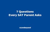 7 Questions Every SAT Parent Asks