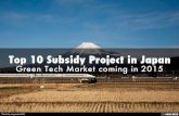 Top 10 Subsidy Project in Japan