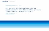 El nivel educativo de la población en España y sus regiones: 1960-2011