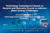 Technology Convergence Resolving Water-Energy Challenges