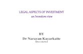 Legal aspects of investments