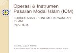 Sijil Tinggi Muamalat 2 - Pasaran Modal Islam : Khairul  Anuar  Ahmad (KUIS)