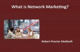 What is Network Marketing by Robert Proctor Multisoft