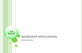 Whats app aplication  peer review