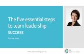 5 steps to team leadership   so-so to go-go-go