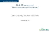 Risk seminar - john crawley & emer mc aneny
