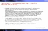IBM IPTV client presentation offering
