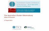 TCIOceania15 The Australian Cluster Observatory