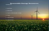 Renewable energy Sources, Efficiency, Uses and latest Research