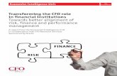 Transforming the CFO role in financial institutions: Towards better alignment of risk, finance and performance management