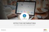 Effective retargeting on your own display inventory