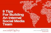 9 Tips For Building An Internal Social Media Team