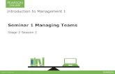 Management 1 seminar 1