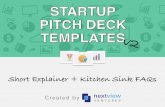 Startup Pitch Deck Template: The Kitchen Sink Appendix