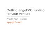 Getting angel or VC funding for your venture