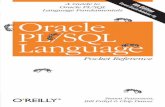 Oracle pl sql language pocket reference, 4th edition