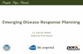 Dr. Patrick Webb - Emerging Disease Response Planning