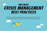 Implement Crisis Management Best Practices