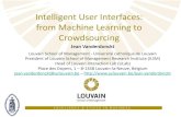 Intelligent User Interfaces: from Machine Learning to Crowdsourcing