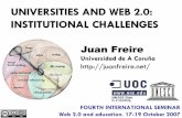 Universities and web 2.0: Institutional challenges
