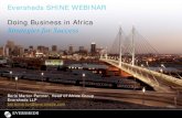 Eversheds SHINE - Doing business in Africa webinar