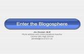 Enter the blogosphere