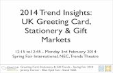 2014 Trend Insights: UK Greeting Card, Stationery and Gift Markets