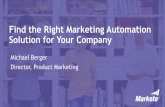 Find the Right Marketing Automation Solution