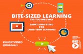 Bite-sized Learning the YouTube Way: Short-form Video for Long-term Learning | Webinar | 03.17.2015
