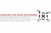 semantic and social (intra)webs