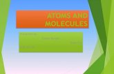 Atoms and Molecules Ncert 9th