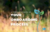 4 Critical Elements of Your Onboarding Process